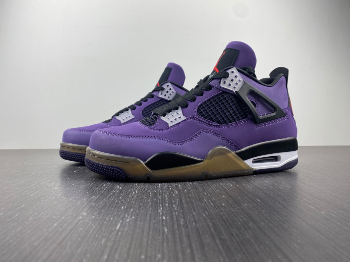 Travis Scott x Air Jordan 4 Retro Purple Suede White Midsole AJ4-766302