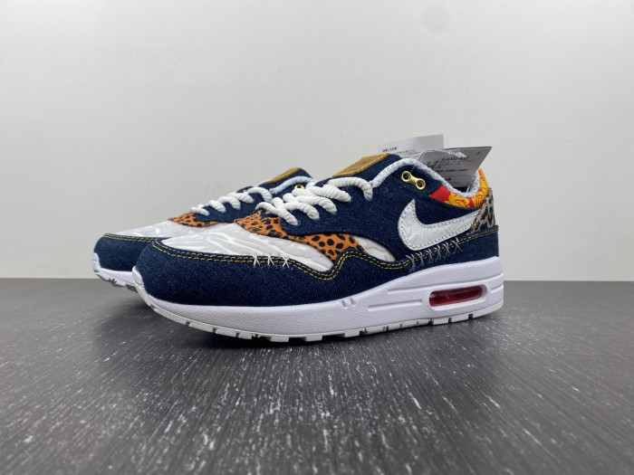 Nike Air Max 1 Premium Denim Leopard Men