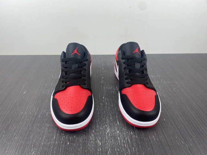 Air Jordan 1 Low "Bred Toe" 553558-066
