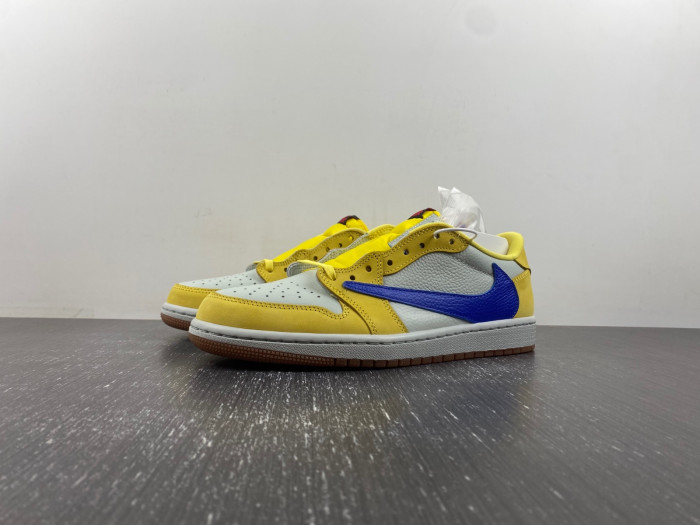 Travis Scott Air Jordan 1 Low OG Canary DZ4137 700