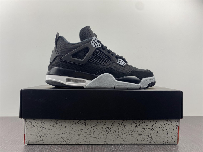 Air Jordan 4 Black Canvas DH7138-006