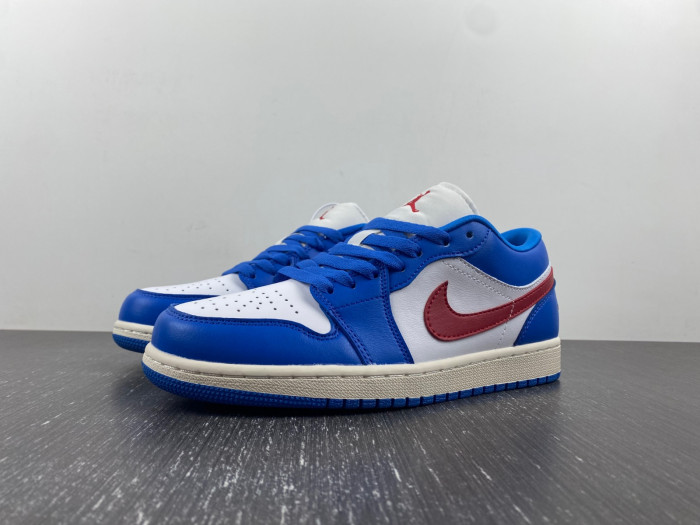 Jordan 1 Low Sport Blue Gym Red (Women
