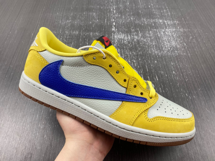Travis Scott Air Jordan 1 Low OG Canary DZ4137 700