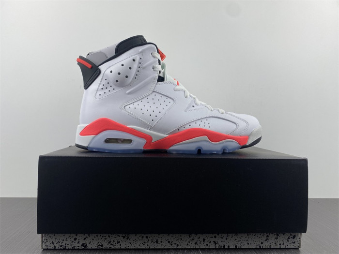 Nike Air Jordan 6 Retro White/Infrared 384664 123