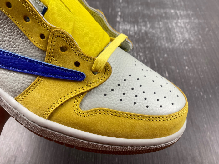 Travis Scott Air Jordan 1 Low OG Canary DZ4137 700