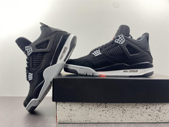 Air Jordan 4 Black Canvas DH7138-006