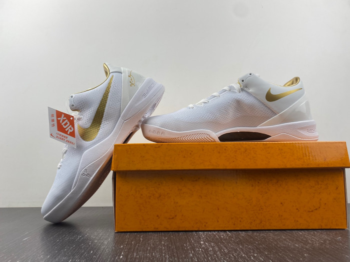 Nike Kobe 8 Protro White Gold FV6325-100