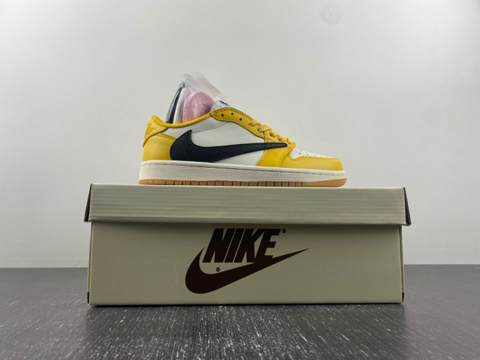 Travis Scott Air Jordan 1 Low OG Canary DZ4137-700