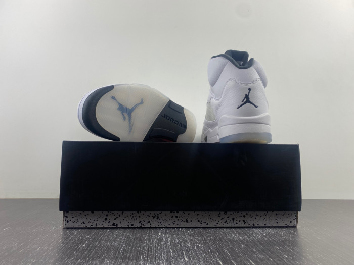 Air Jordan 5 Retro White Black - DD0587-110