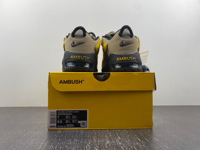 AMBUSH x Nike Air More Uptempo Low Limestone FB1299-200