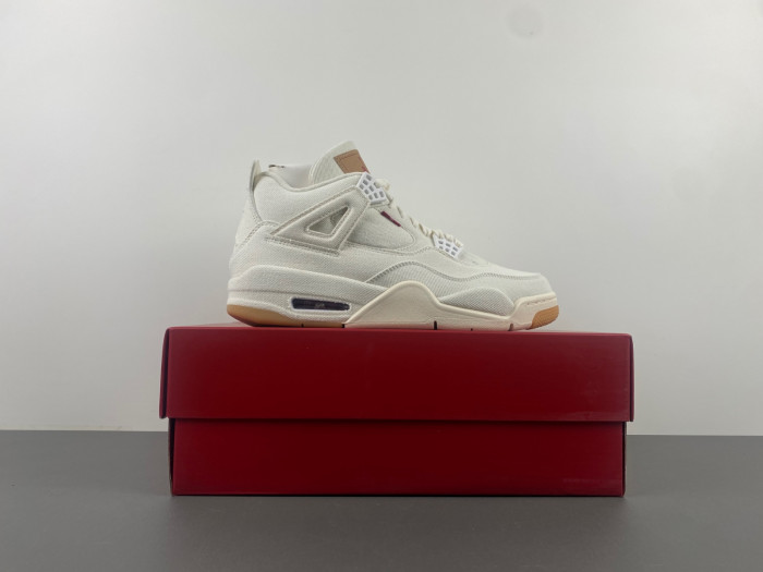 Levi s x Air Jordan 4 Retro White Denim AO2571-100
