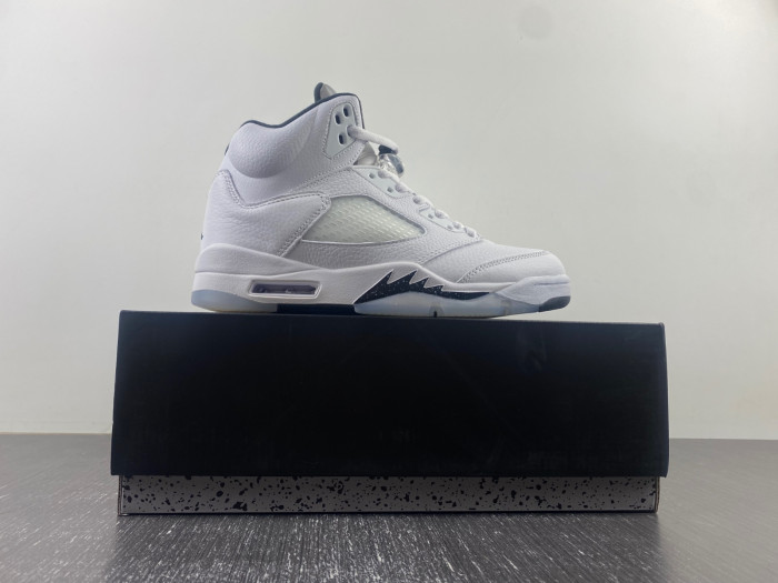 Air Jordan 5 Retro White Black - DD0587-110