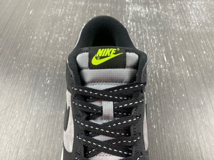 Nike Dunk Low Black Grey Green Strike FQ2205-001