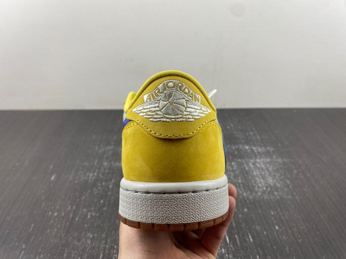Travis Scott Air Jordan 1 Low OG Canary DZ4137 700