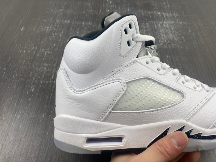 Air Jordan 5 Retro White Black - DD0587-110