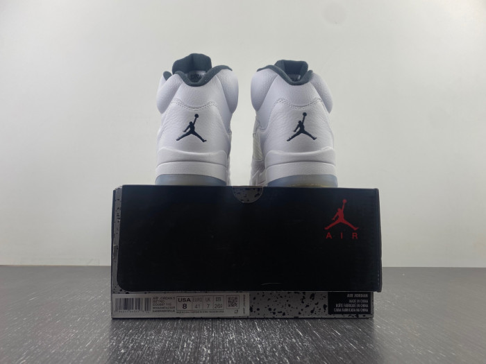 Air Jordan 5 Retro White Black - DD0587-110