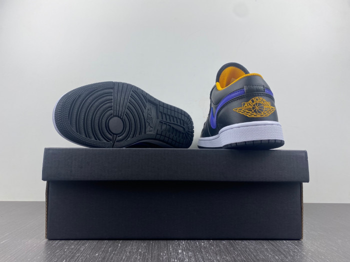 Air Jordan 1 Low "Black/Dark Concord" 553558-075