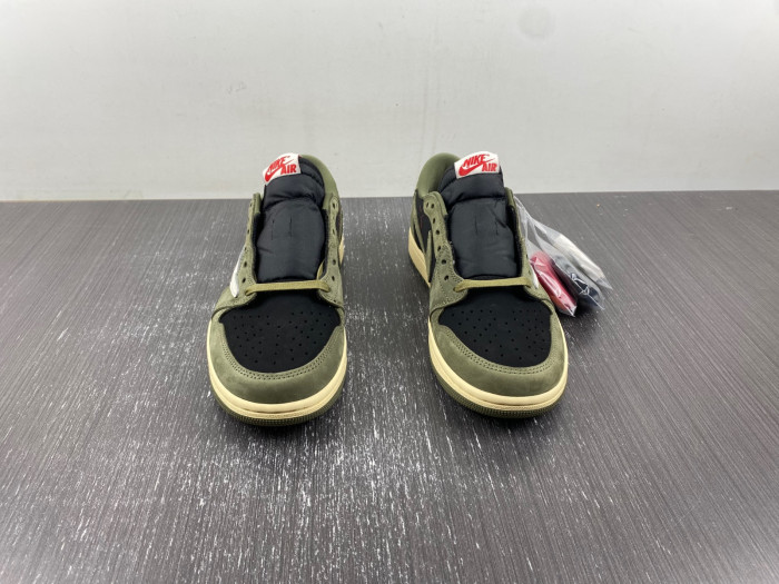 TRAVIS SCOTT AIR JORDAN 1 LOW OG BLACK OLIVE DM7866-002