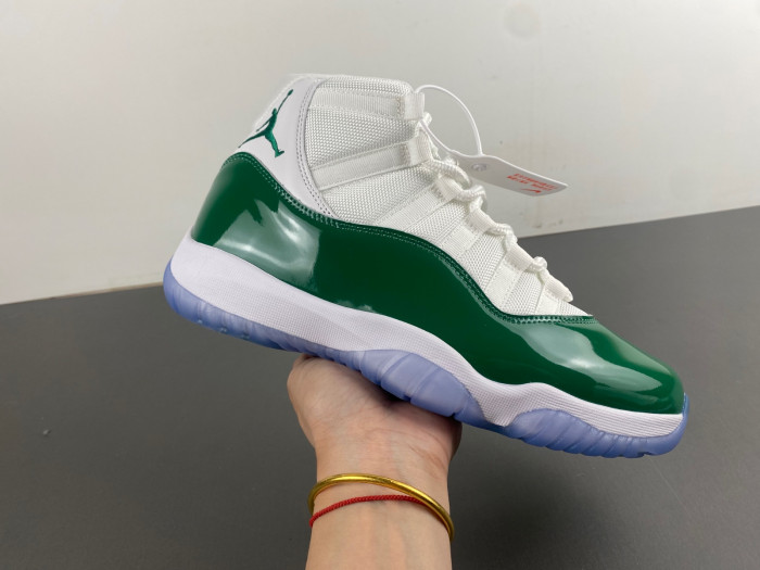 AIR JORDAN 11 RETRO WHITE GREEN CT8012-113