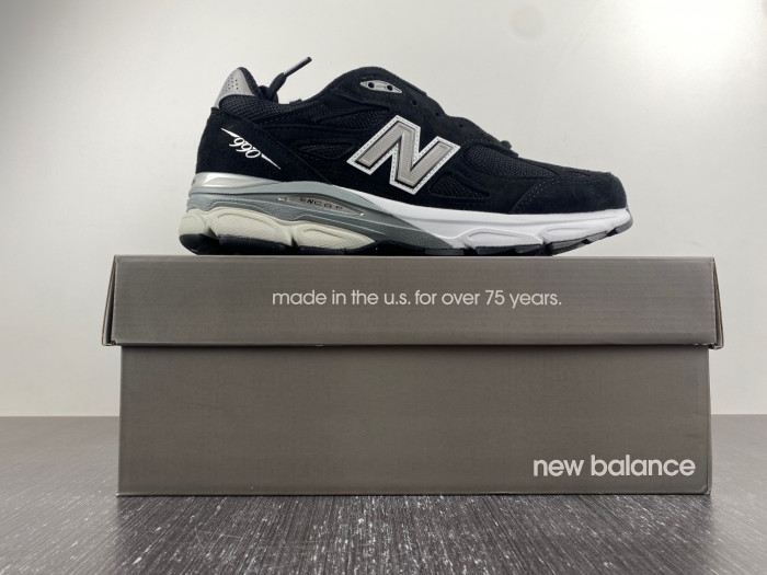 New Balance 990v3 MiUSA Black White Men