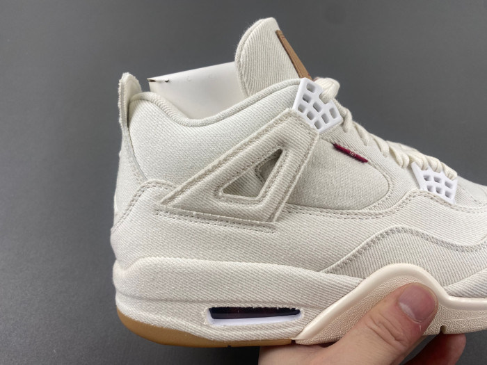 Levi s x Air Jordan 4 Retro White Denim AO2571-100