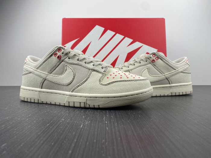 Nike Dunk Low Light Orewood Brown Sashiko - DV0834-100