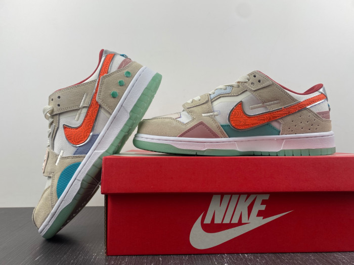 Nike Dunk Low Scrap Rush Orange DQ4975-181