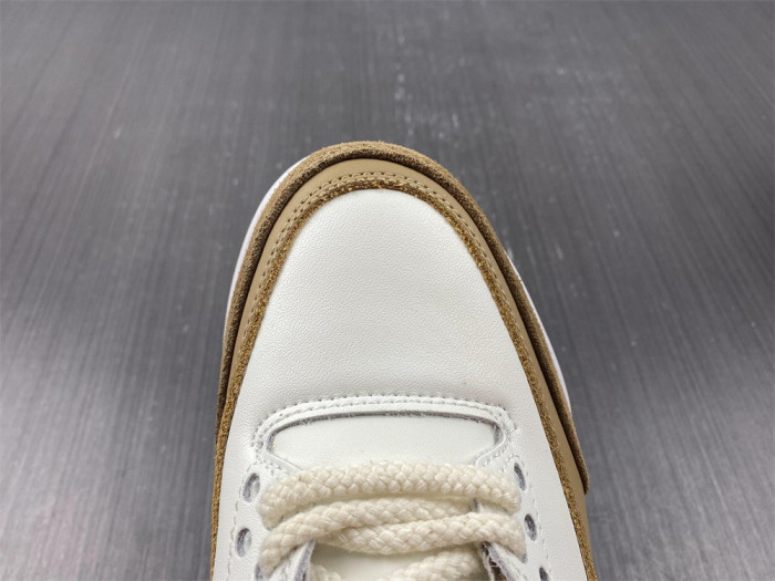 Air Jordan 3 Retro SE White Dark Brown Green 398614-500