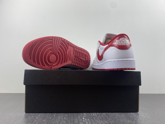 Jordan 1 Retro Low White Varsity Red - 705329-101