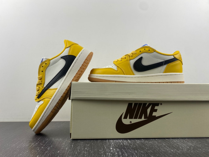 Travis Scott Air Jordan 1 Low OG Canary DZ4137-700