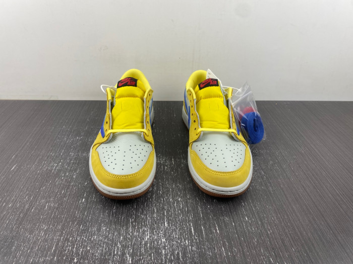 Travis Scott Air Jordan 1 Low OG Canary DZ4137 700