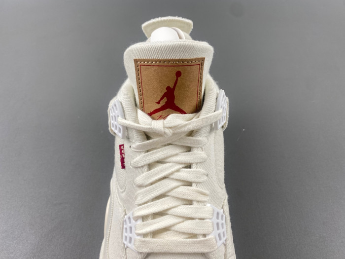 Levi s x Air Jordan 4 Retro White Denim AO2571-100