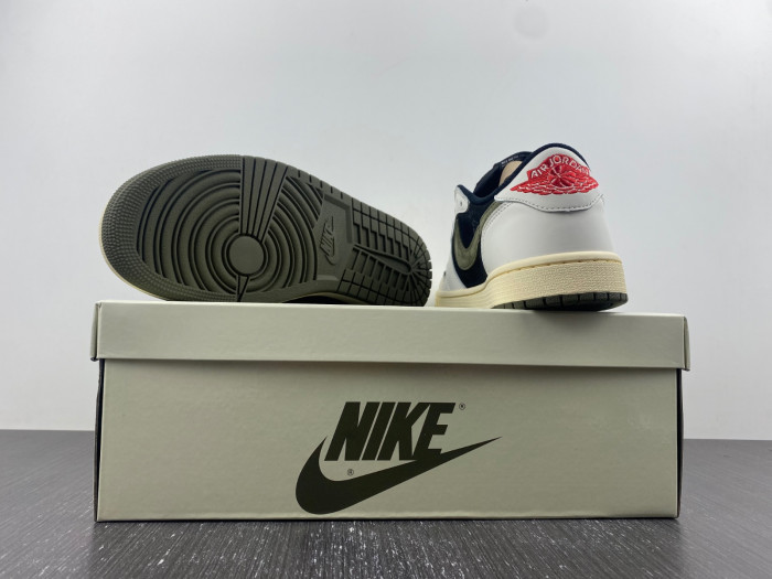 Travis Scott x Air Jordan 1 Low OG "Olive" DZ4137-106