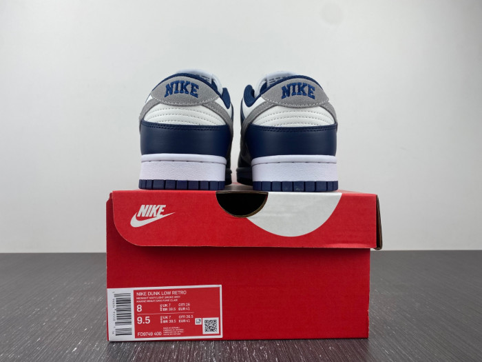 Nike Dunk Low Summit White Midnight Navy - FD9749-400