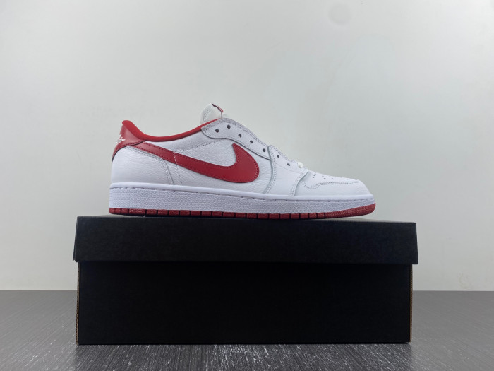 Jordan 1 Retro Low White Varsity Red - 705329-101