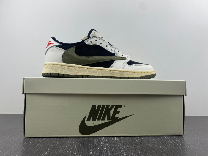 Travis Scott x Air Jordan 1 Low OG "Olive" DZ4137-106