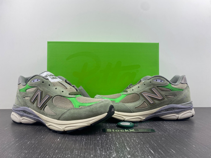 New Balance x Patta 990v3 Made in USA Olive M990PP3