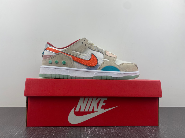 Nike Dunk Low Scrap Rush Orange DQ4975-181