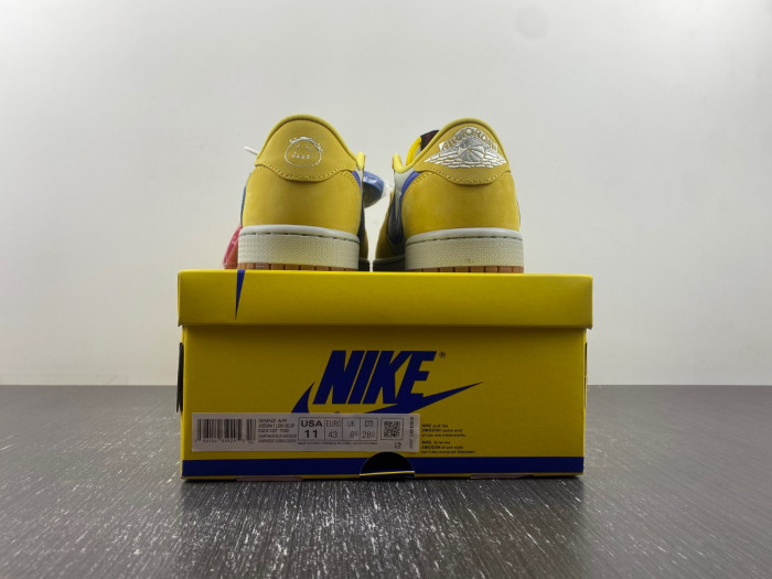 Travis Scott Air Jordan 1 Low OG Canary DZ4137 700