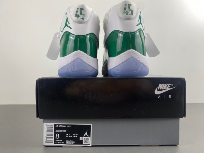 AIR JORDAN 11 RETRO WHITE GREEN CT8012-113