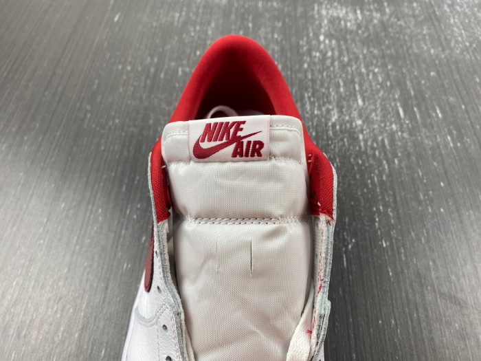 Jordan 1 Retro Low White Varsity Red - 705329-101