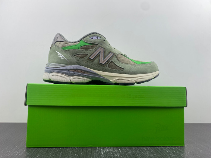 New Balance x Patta 990v3 Made in USA Olive M990PP3