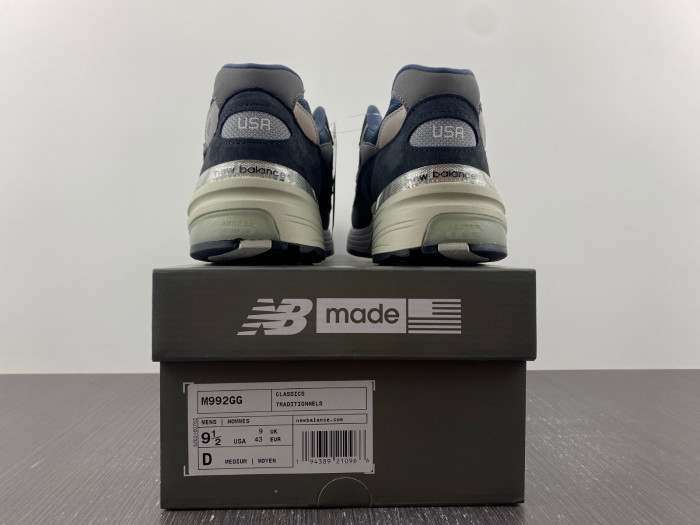 New Balance 992 Navy Grey Men