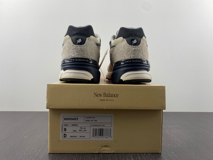 New Balance 990v3 MiUSA Teddy Santis Moonbeam M990AD3
