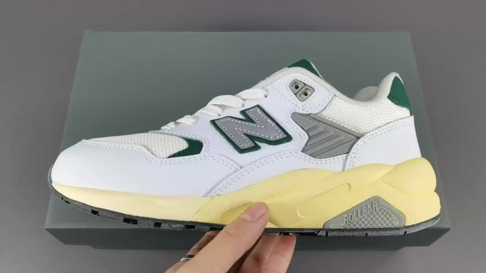 New Balance 580 White Nightwatch Green MT580RCA