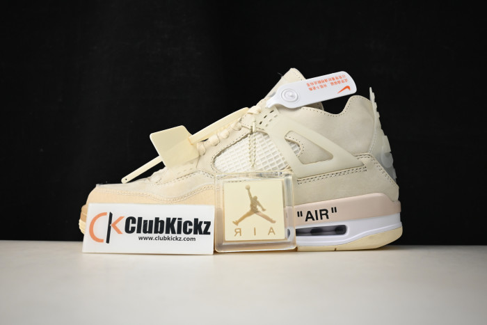 Jordan 4 Retro Off-White Sail (W) - CV9388-100