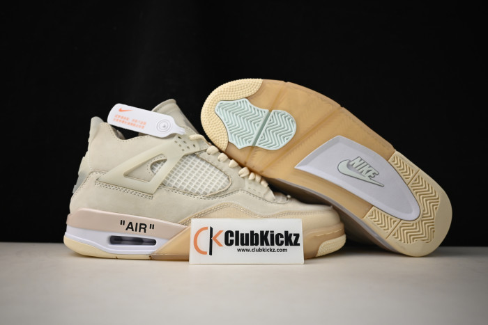 Jordan 4 Retro Off-White Sail (W) - CV9388-100