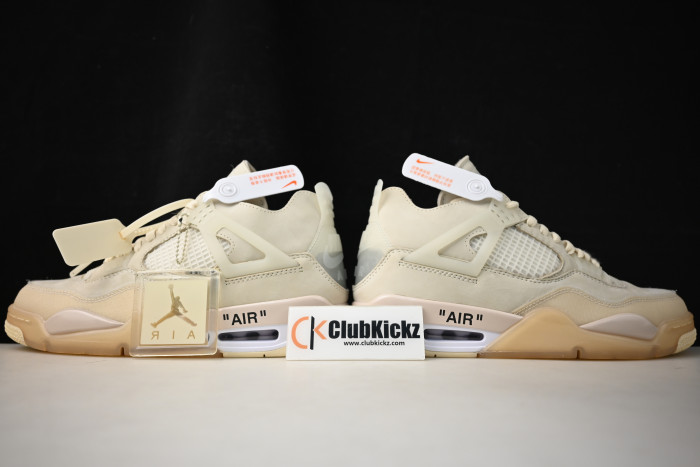 Jordan 4 Retro Off-White Sail (W) - CV9388-100