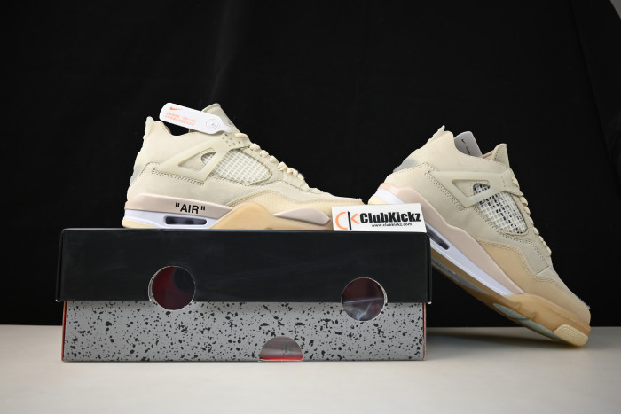 Jordan 4 Retro Off-White Sail (W) - CV9388-100