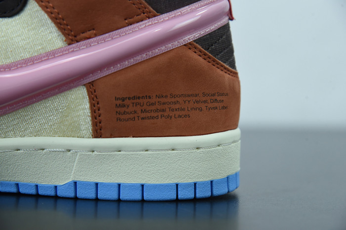 Nike Dunk Mid Social Status Free Lunch Chocolate Milk DJ1173-700